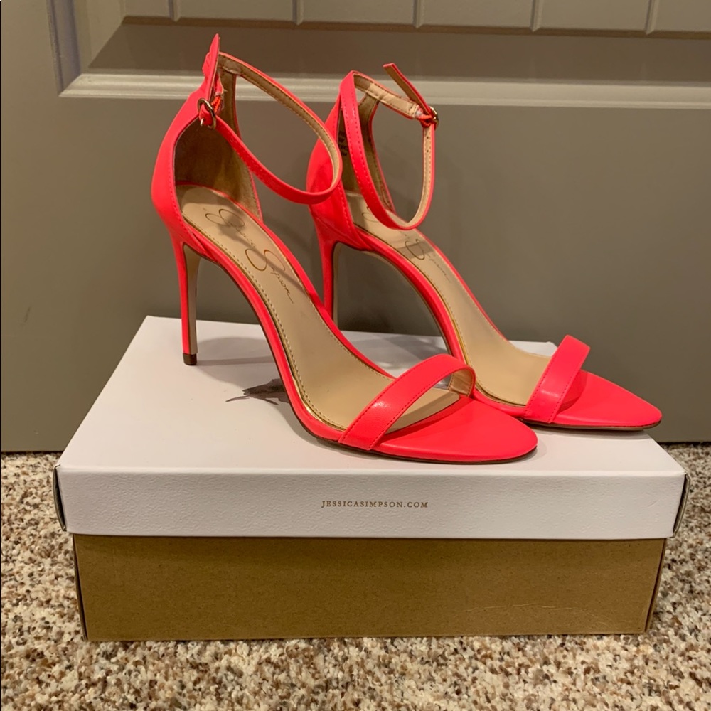 Jessica Simpson pink heels